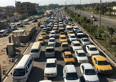 حركة معطلة واختناقات قاتلة في بغداد ومصدر يوضح الموقف المروري