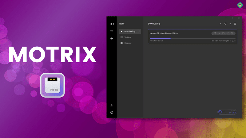 يمكنك تحميل Motrix بالضغط على رابط التنزيل الذي ستجده في الصفحة الرسمية للبرنامج، والذي يظهر ب Download كما مبين في الصورة.
