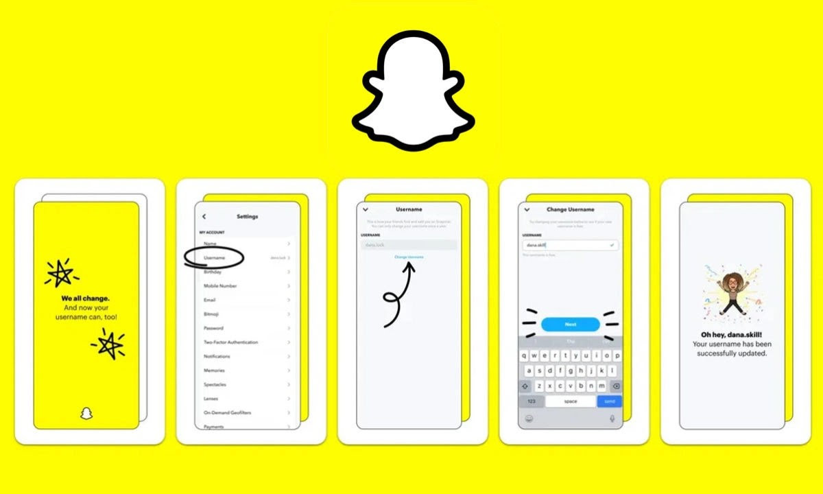 هل تغيير أسماء المستخدمين يؤثر على أي شيء؟  لا. في الواقع ، لن يؤثر تغيير اسم المستخدم على جهات الاتصال الخاصة بك أو رمز Snap أو نقاط Snap أو الذكريات ، وفقًا لبيان صحفي من Snapchat.