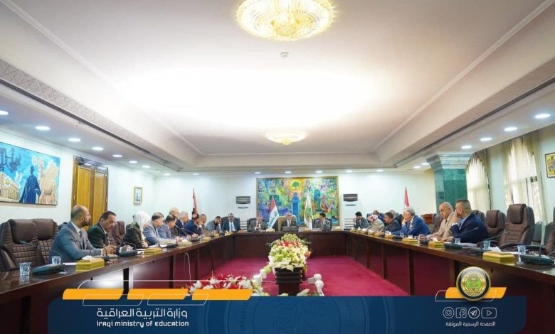 وزير التربية يُشيد بإنجازات محافظة الانبار وسعيها في تطوير الاداء التربوي
