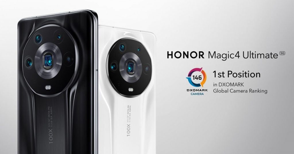 أعلنت Honor رسمياً عن الإصدار الخاص Honor Magic4 Ultimate الذي ينطلق بمستشعر كبير بحجم 1/1.12، ومعالج ISP مخصص، وسعر 1260 دولار.  ينضم الإصدار الخاص Honor Magic4 Ultimate إلى سلسلة هواتف Honor Magic4، ويأتي الإصدار الخاص بمستشعر رئيسي بحجم 1/1.12 ودقة 50 ميجا بيكسل وفتحة عدسات f/1.8، ولقد سجلت الكاميرة في منصة DXOMark عدد 146 نقطة.