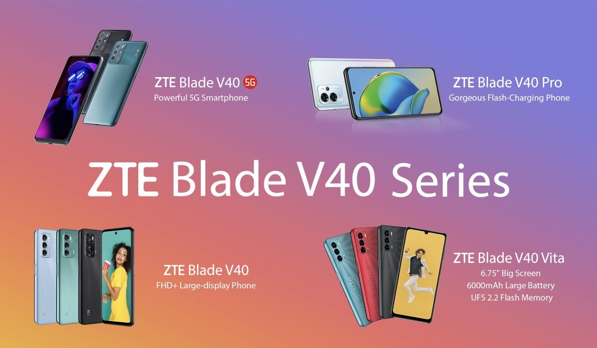 هاتف ZTE Blade V40 Vita  يأتي الهاتف بحجم شاشة 6.75 إنش، وجودة عرض HD بلس، كما تتضمن الشاشة نتوء للكاميرة الأمامية، وتشغل الشاشة نسبة 91% من إطار الهاتف.  - يدعم الهاتف بطارية بقدرة 6000 mAh، مع تقنية الشحن السريع بقدرة 22.5W، ويدعم البطارية تقنية الذكاء الإصطناعي التي تعمل على توفير الطاقة، ويدعم الهاتف الإتصال بشبكات 5G بإستقرار أكثر