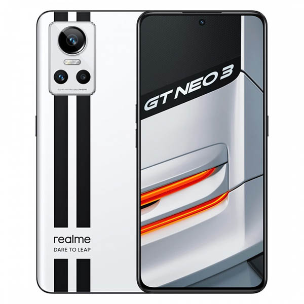 يتوفر Realme GT Neo3 بألوان الأسود، الأبيض، إلى جانب اللون الأزرق، بسعر يبدأ من 314 دولار للنموذج المميز بذاكرة عشوائية 6 جيجا بايت رام وسعة تخزين 128 جيجا بايت، بينما يبدأ سعر نموذج Realme GT Neo3 150W من 408 دولار.