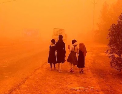 طقس العراق عواصف ترابية بدءاً من الأسبوع المقبل