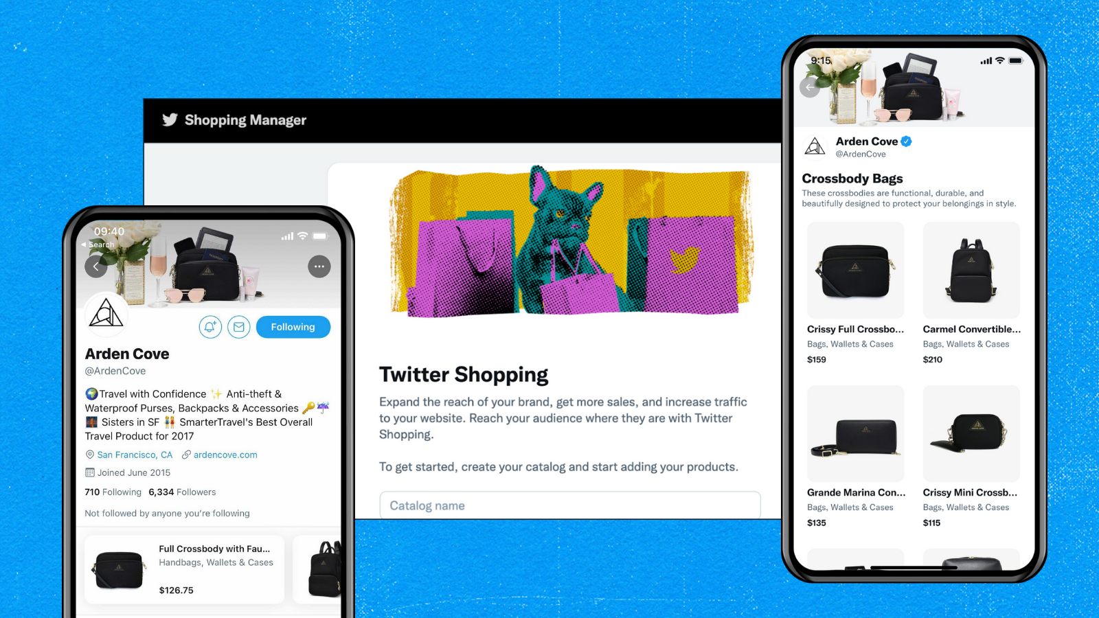 Twitter for Shopify هو تطبيق يتيح لك إظهار منتجاتك مباشرة على ملفك الشخصي على Twitter. هذا يجعل من السهل على العملاء العثور على ما يبحثون عنه وشرائه.